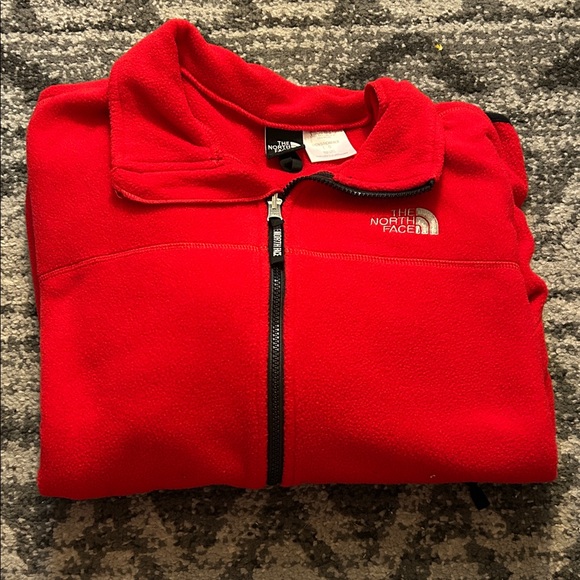 The North Face Vibrant Red Zip-Up - Picture 1 of 3